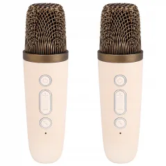 KARAOKE DLA DZIECI GŁOŚNIK BEZPRZEWODOWY 2 MIKROFONY BLUETOOTH