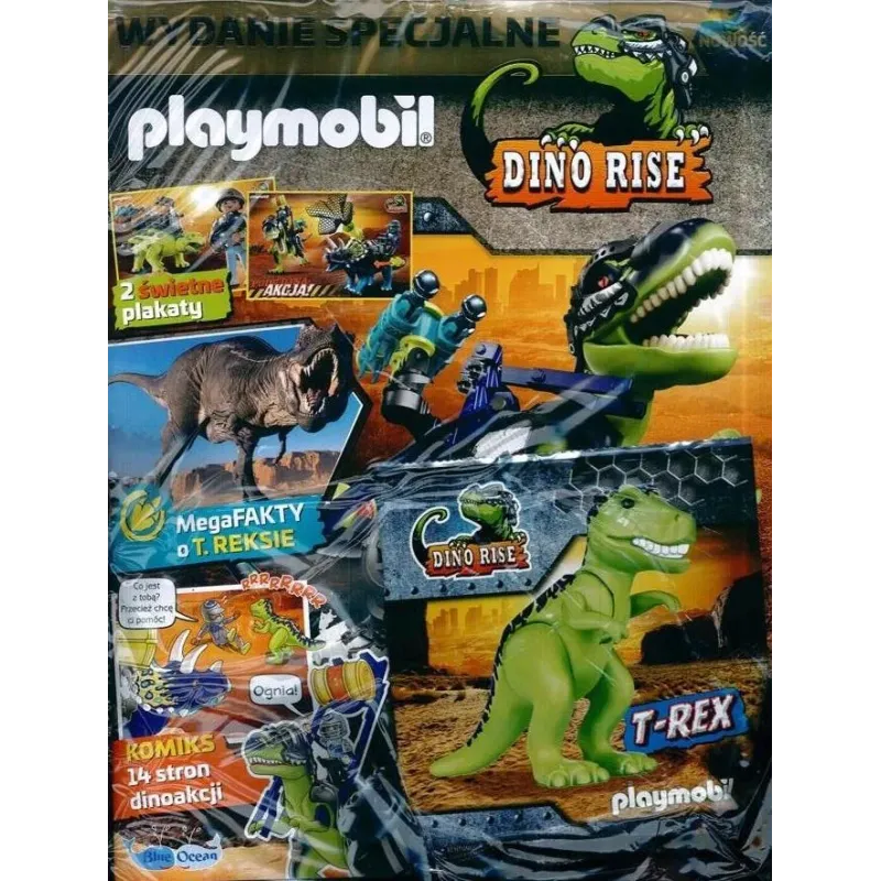 PLAYMOBIL DINO RISE MEGA FAKTY O T. REKSIE + PREZENT GAZETKA 1/2022